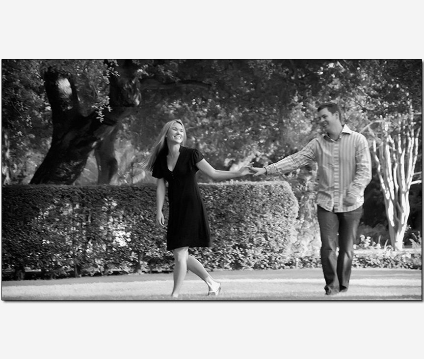 fun playful couple engagement session photos